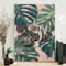 Dog Portrait Canvas - Pug With Monstera Leaf - Dog Painting Posters - Canvas Print - Dog Wall Art Canvas - Furlidays.jpg