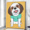 Dog Portrait Canvas - Shih Tzu Brown Canvas Print - Dog Wall Art Canvas - Dog Canvas Art - Dog Poster Printing - Furlidays.jpg