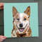 Dog Square Canvas - Australian Cattle Dog - Dog Canvas Art - Canvas Print - Dog Wall Art Canvas - Furlidays.jpg