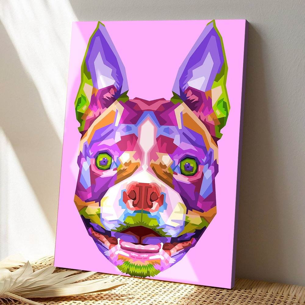 French Bulldog Art - Dog Pictures - Dog Canvas Poster - Dog Wall Art - Gifts For Dog Lovers - Furlidays.jpg