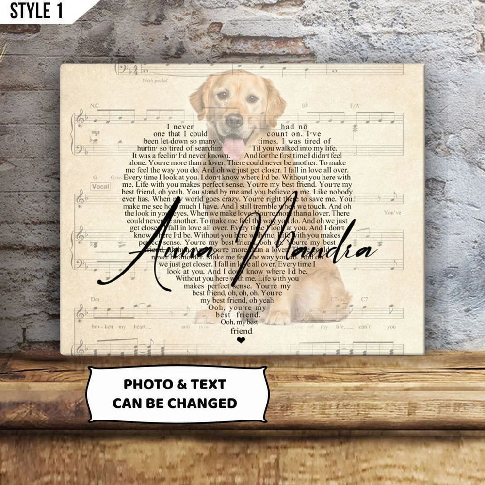 I Never Had No One That I Could Count On Dog Horizontal Canvas - Wall Art Canvas - Gift For Dog Lovers.jpg