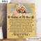 I'll Be Waiting At The Door Dog Poem Art On Personalized Canvas - Vertical Canvas Poster Framed Print - Gifts for Dog Mom.jpg