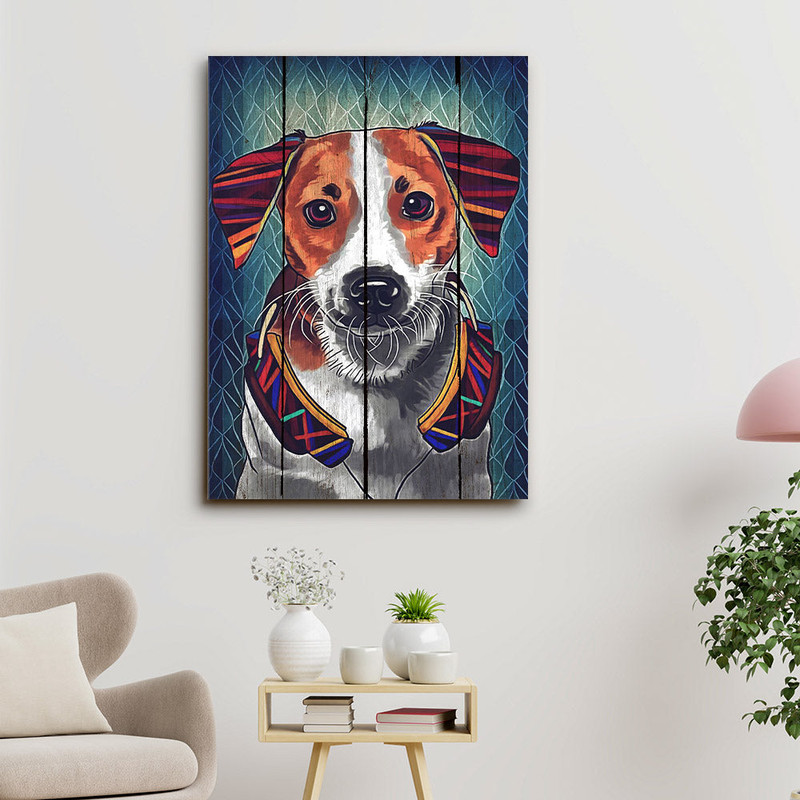 Jack Russell Art - Dog Pictures - Jack Russell Canvas Poster - Dog Wall Art - Gifts For Dog Lovers - Furlidays.jpg
