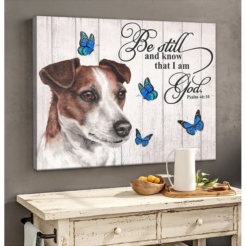 Jack Russell Terrier Matte Canvas - Dog Wall Art Prints - Canvas Wall Art Decor.jpg