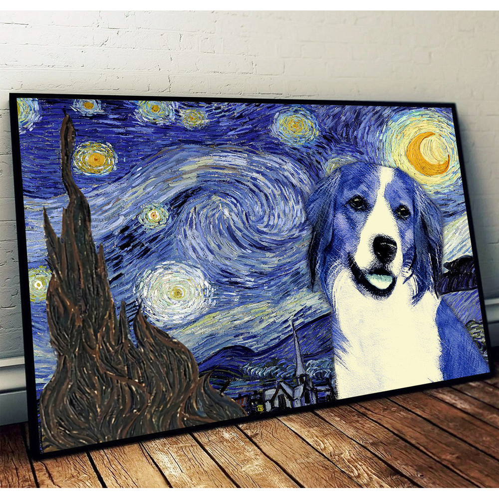 Kooikerhondje Poster & Matte Canvas - Dog Wall Art Prints - Painting On Canvas.jpg