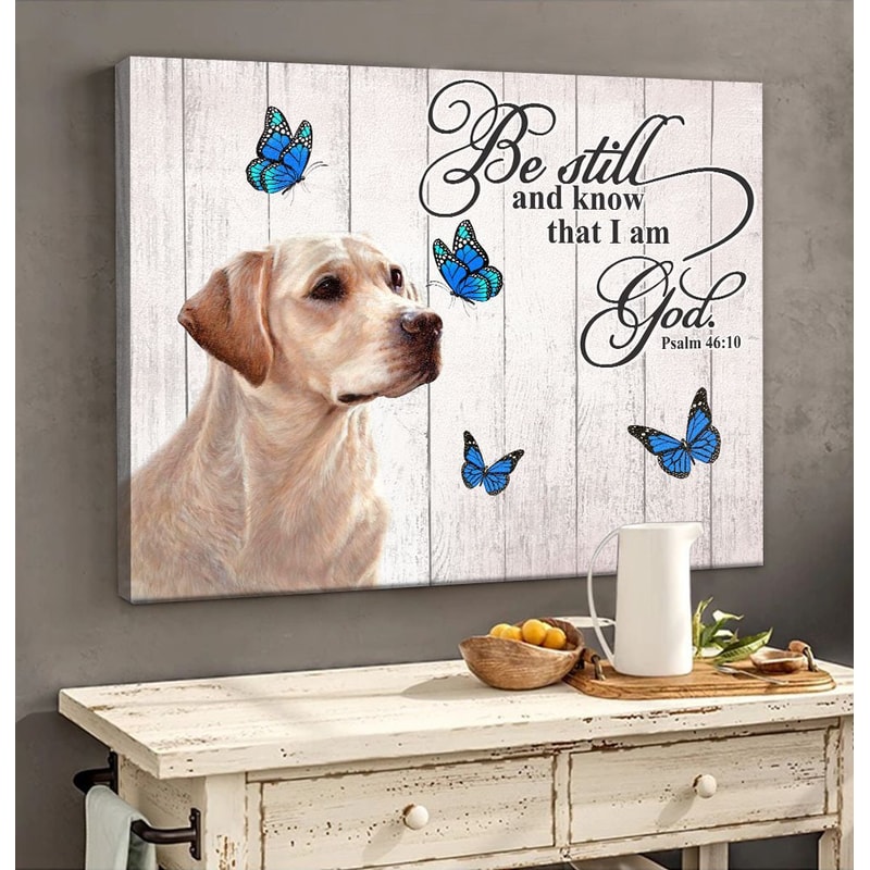 Labrador Retriever Matte Canvas - Dog Wall Art Prints - Canvas Wall Art Decor.jpg
