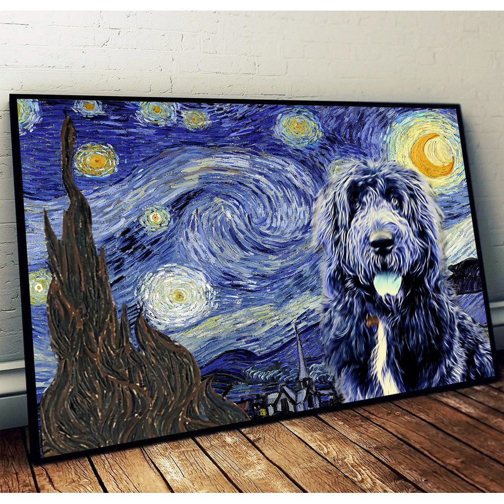 Newfypoo Poster & Matte Canvas - Dog Wall Art Prints - Painting On Canvas.jpg