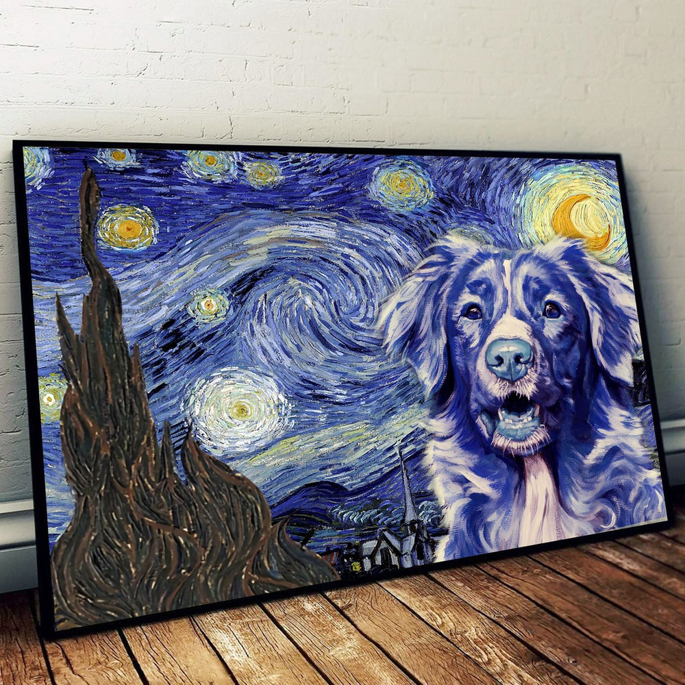 Nova Scotia Duck Tolling Retriever Poster & Matte Canvas - Dog Wall Art Prints - Canvas Wall Art Decor.jpg