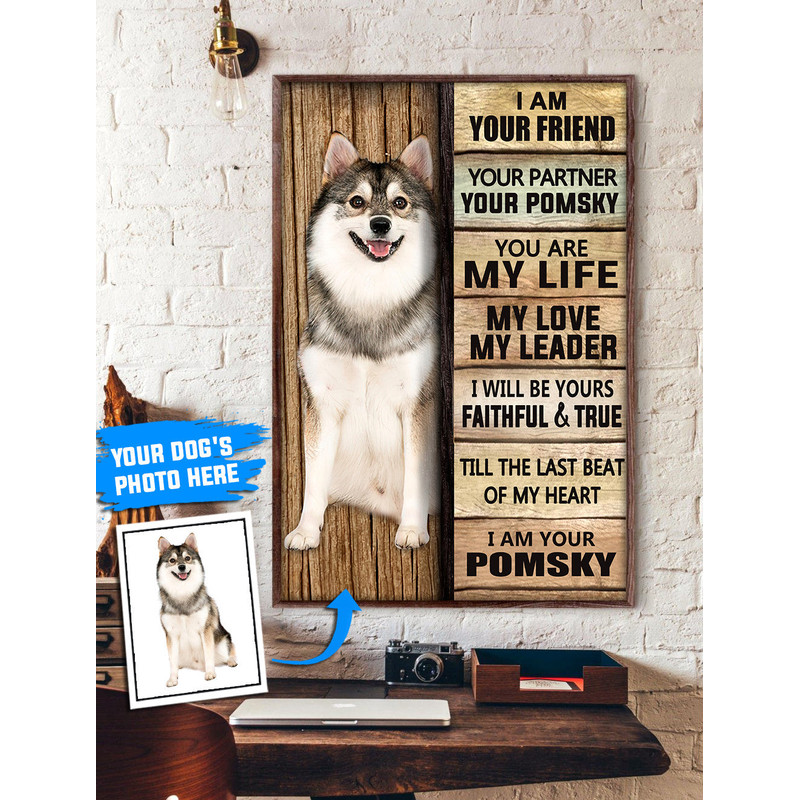 Pomsky Personalized Poster & Canvas - Dog Canvas Wall Art - Dog Lovers Gifts For Him Or Her.jpg