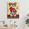 Pug Hot Chocolate Co Happiness Is Hot Chocolate - Dog Pictures - Dog Canvas Poster - Dog Wall Art - Gifts For Dog Lovers - Furlidays.jpg
