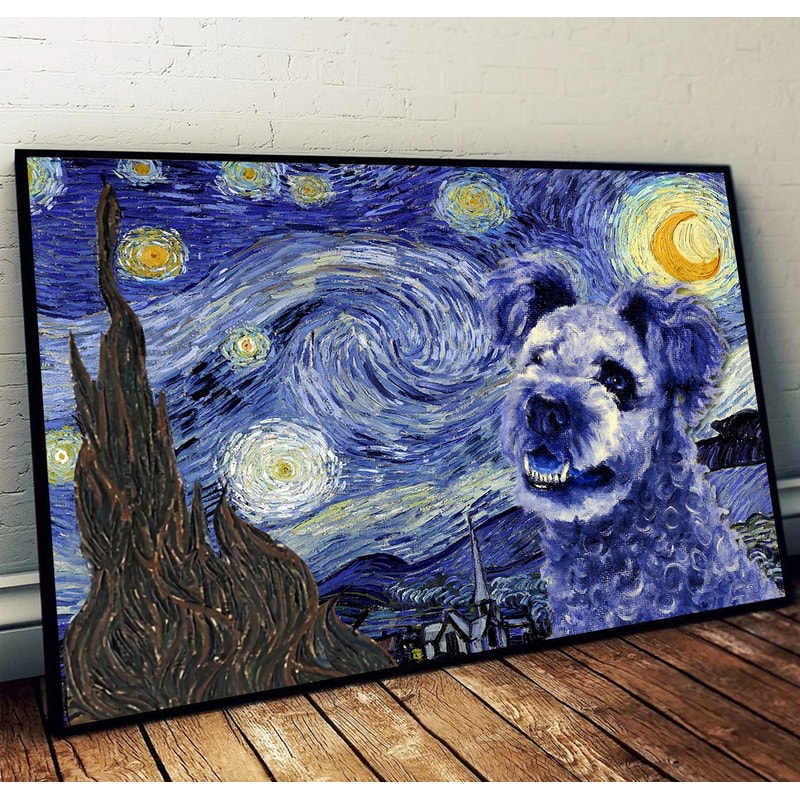 Pumi Poster & Matte Canvas - Dog Wall Art Prints - Painting On Canvas.jpg