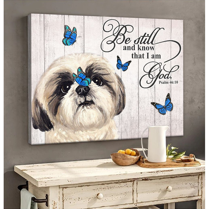 Shih Tzu Poster & Matte Canvas - Dog Wall Art Prints - Canvas Wall Art Decor.jpg