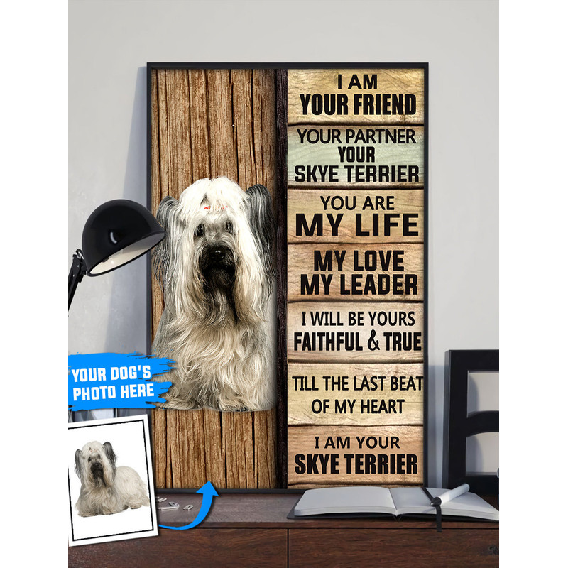 Skye Terrier Personalized Poster & Canvas - Dog Canvas Wall Art - Dog Lovers Gifts For Him Or Her.jpg