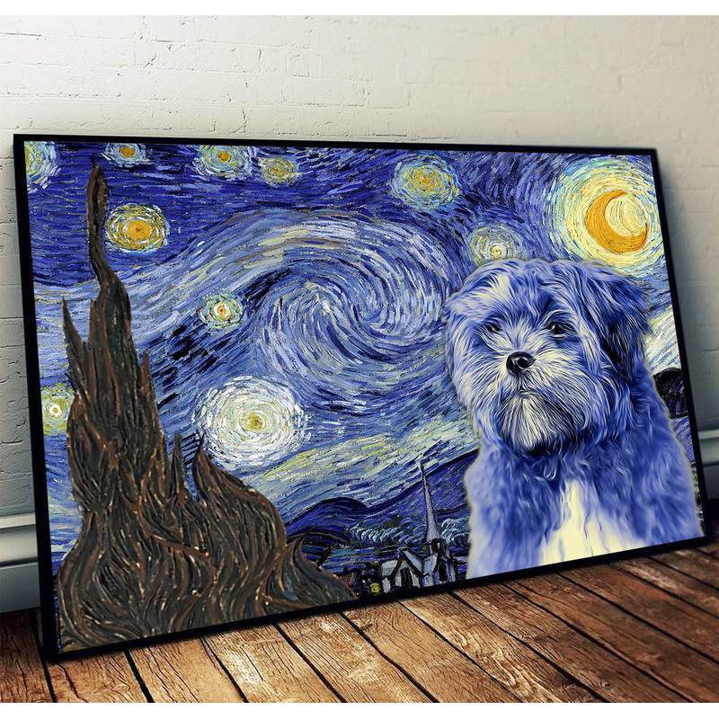 Zuchon Poster & Matte Canvas - Dog Wall Art Prints - Painting On Canvas.jpg