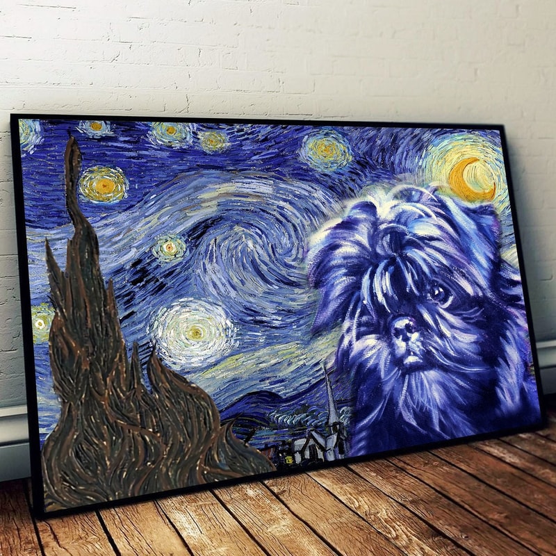 Affenpinscher Poster & Matte Canvas - Dog Wall Art Prints - Canvas Wall Art Decor.jpg