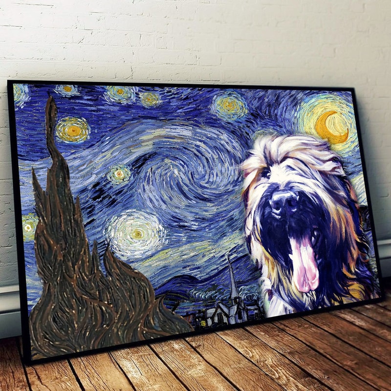 Briard Poster & Matte Canvas - Dog Wall Art Prints - Canvas Wall Art Decor.jpg