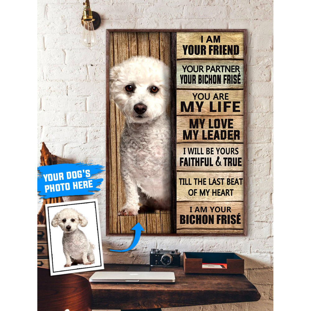 Bichon Frise´ Personalized Poster & Canvas - Dog Canvas Wall Art - Dog Lovers Gifts For Him Or Her.jpg