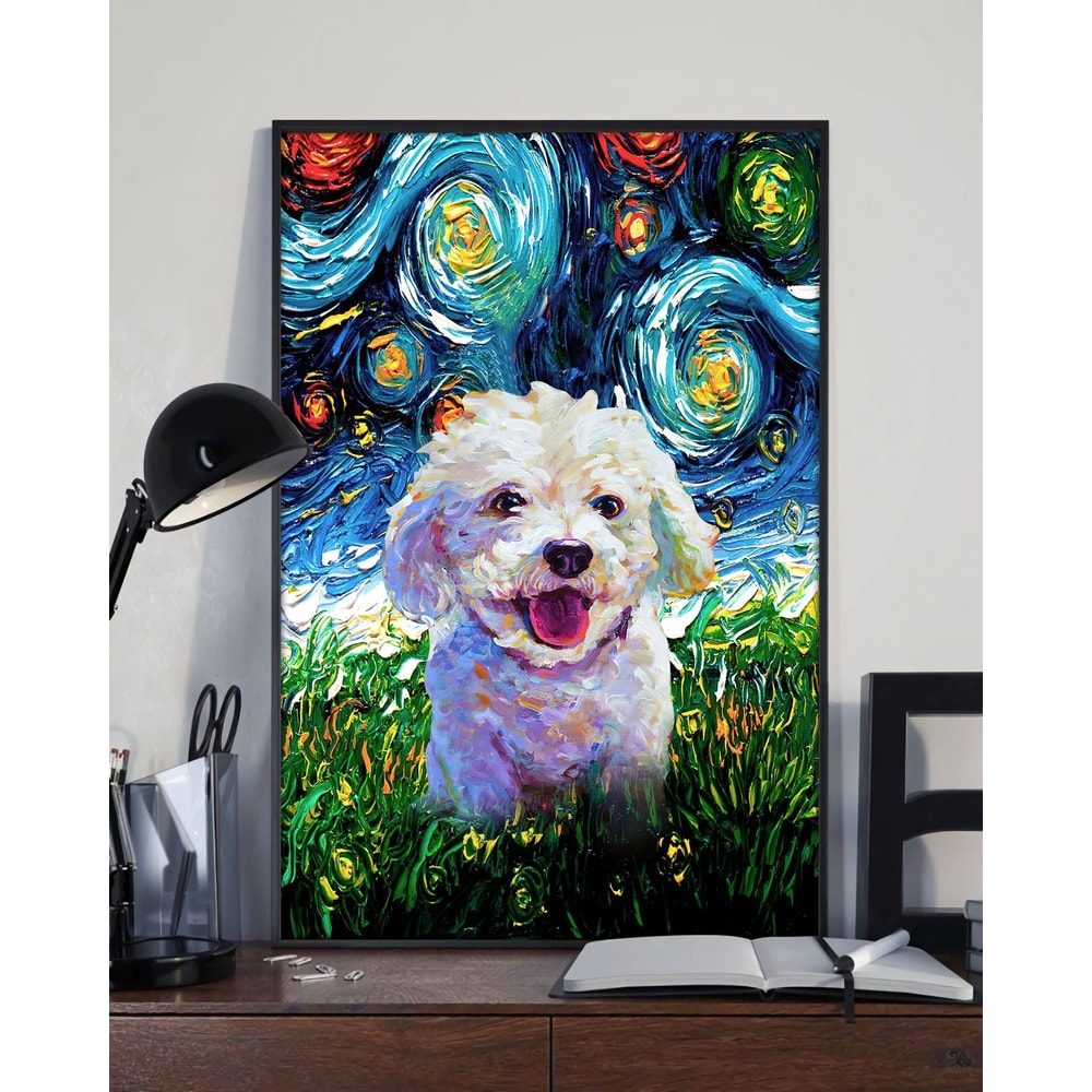 Bichon Frisé Poster & Matte Canvas - Dog Canvas Art - Poster To Print - Gift For Dog Lovers.jpg