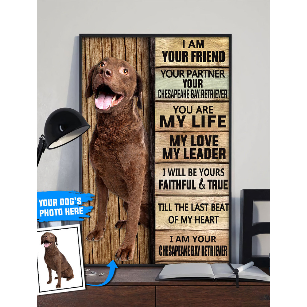 Chesapeake Bay Retriever Personalized Poster & Canvas - Dog Canvas Wall Art - Dog Lovers Gifts For Him Or Her.jpg