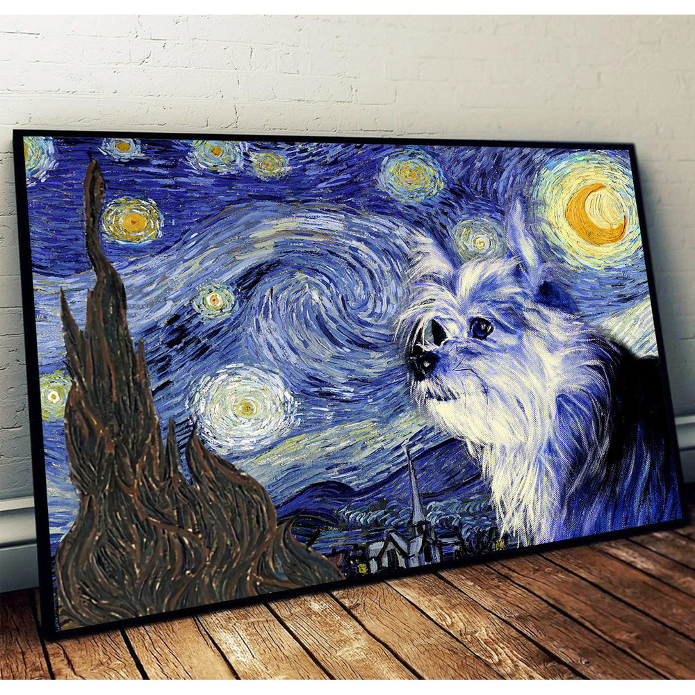 Chorkie Poster & Matte Canvas - Dog Wall Art Prints - Painting On Canvas.jpg