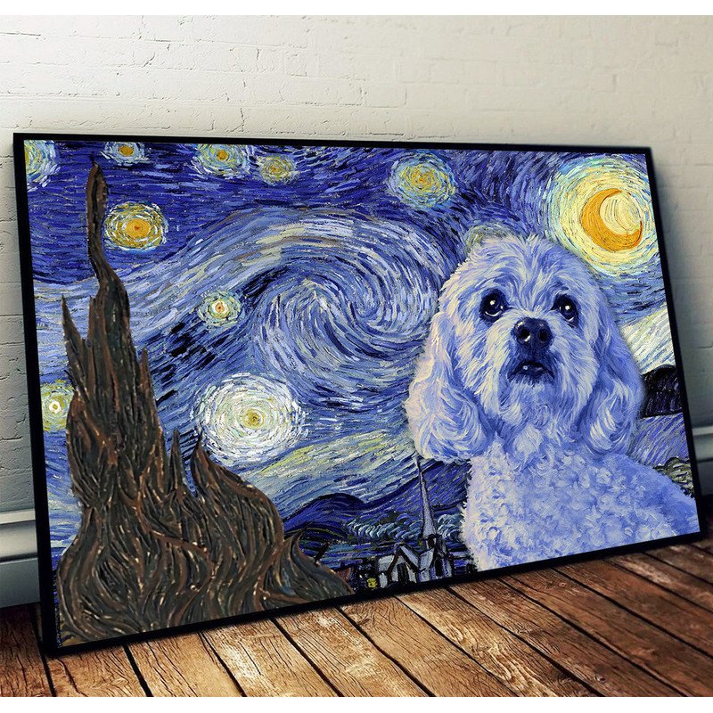 Cockapoo Poster & Matte Canvas - Dog Wall Art Prints - Painting On Canvas.jpg