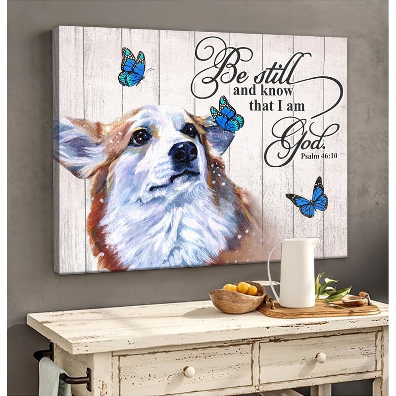 Corgi Matte Canvas - Dog Wall Art Prints - Canvas Wall Art Decor.jpg