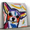 Dog Square Canvas - Colorful Artistic Chihuahua - Dog Poster Printing - Dog Canvas Art - Canvas With Dogs On It - Dog Wall Art Canvas - Furlidays.jpg