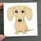 Dog Square Canvas - Cream Dachshund - Dog Canvas Print - Dog Wall Art Canvas - Furlidays.jpg