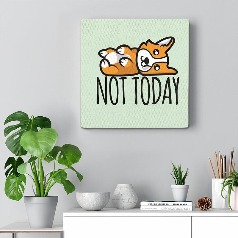 Dog Square Canvas - Cute Dog - Dog Canvas Pictures - Dog Poster Printing - Canvas Prints - Furlidays.jpg