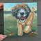 Dog Square Canvas - Wheaton Terrier Dog - Canvas Print - Canvas With Dogs On It - Furlidays.jpg
