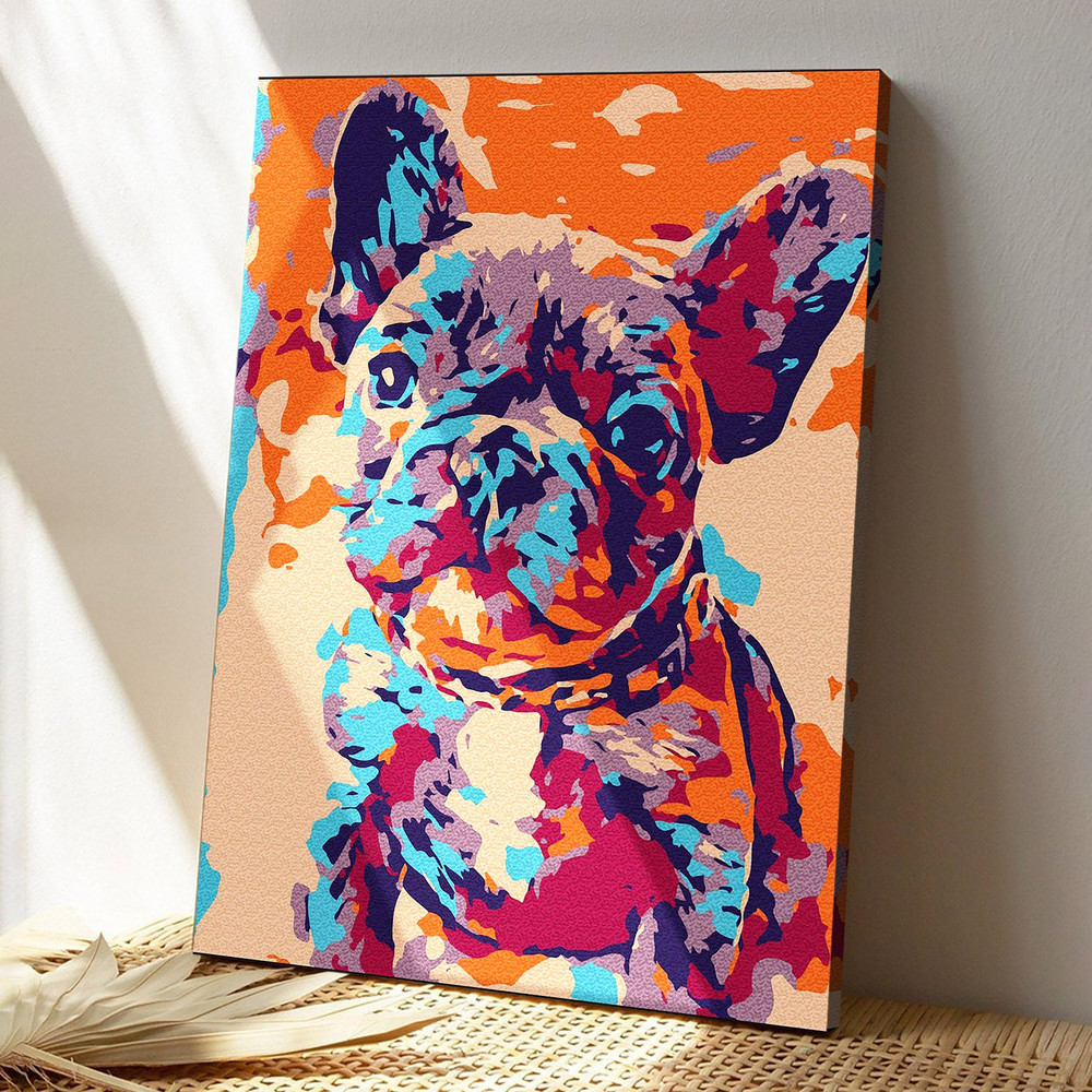 French Bulldog - Dog Pictures - Dog Canvas Poster - Dog Wall Art - Gifts For Dog Lovers - Furlidays.jpg