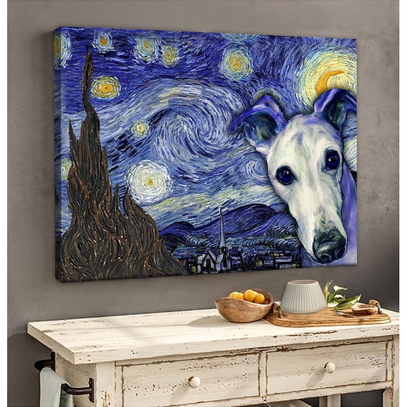 Greyhound Poster & Matte Canvas - Poster To Print - Gift For Dog Lovers.jpg