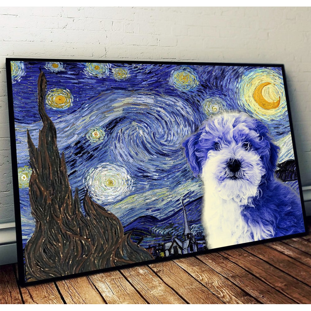Havapoo Poster & Matte Canvas - Dog Wall Art Prints - Painting On Canvas.jpg