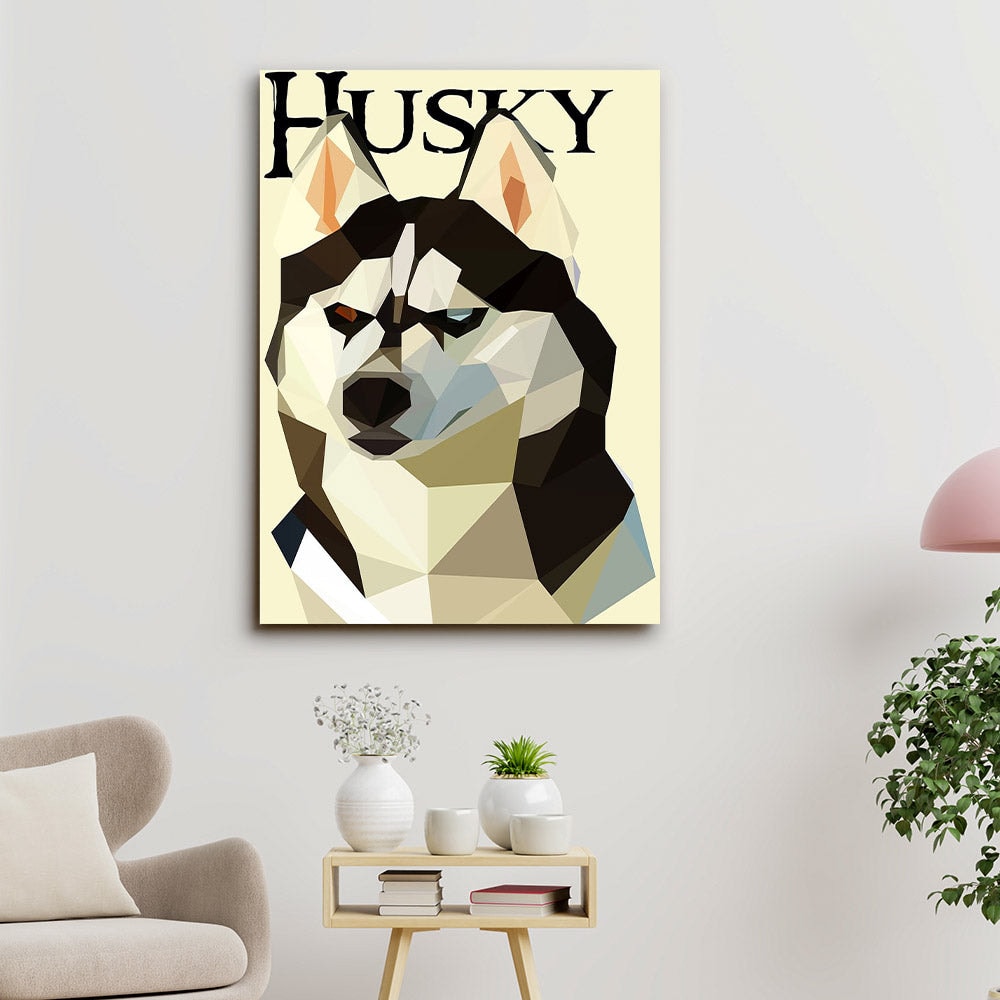 Husky - Dog Pictures - Dog Canvas Poster - Dog Wall Art - Gifts For Dog Lovers - Furlidays.jpg