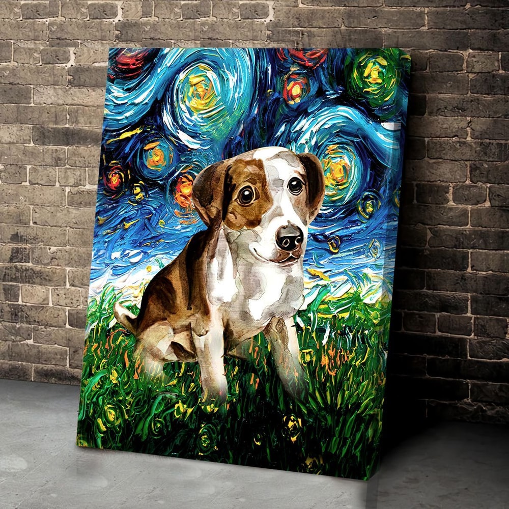 Jack Russell Terrier Poster & Matte Canvas - Dog Canvas Art - Poster To Print - Gift For Dog Lovers.jpg