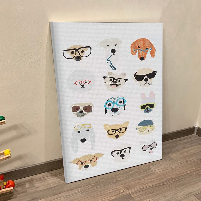 Portrait Canvas - Dog Canvas - Canvas With Dogs On It - Dog Face Canvas - Cute Dog Canvas - Dog Canvas Print - Furlidays.jpg