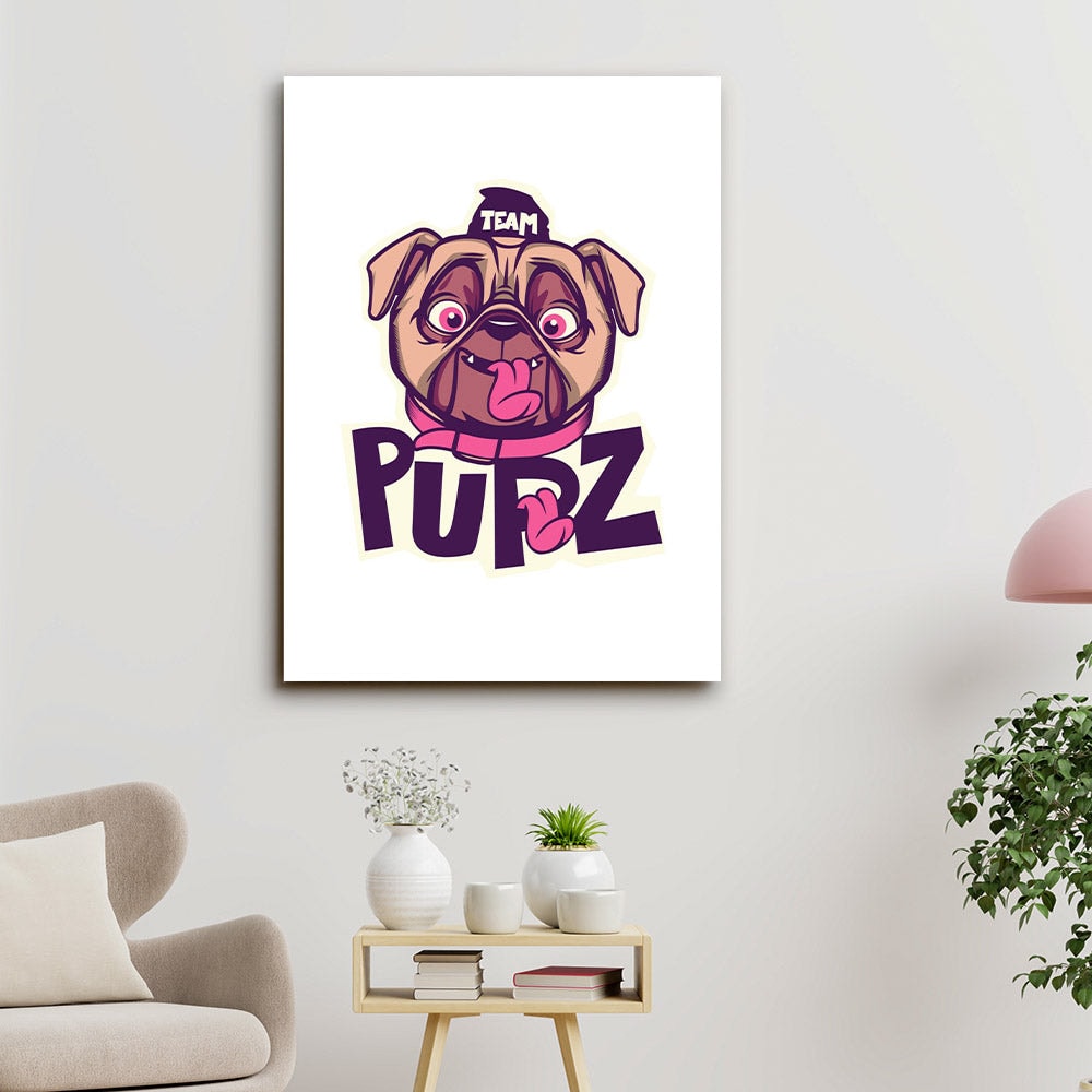 Pupz - Dog Pictures - Dog Canvas Poster - Dog Wall Art - Gifts For Dog Lovers - Furlidays.jpg