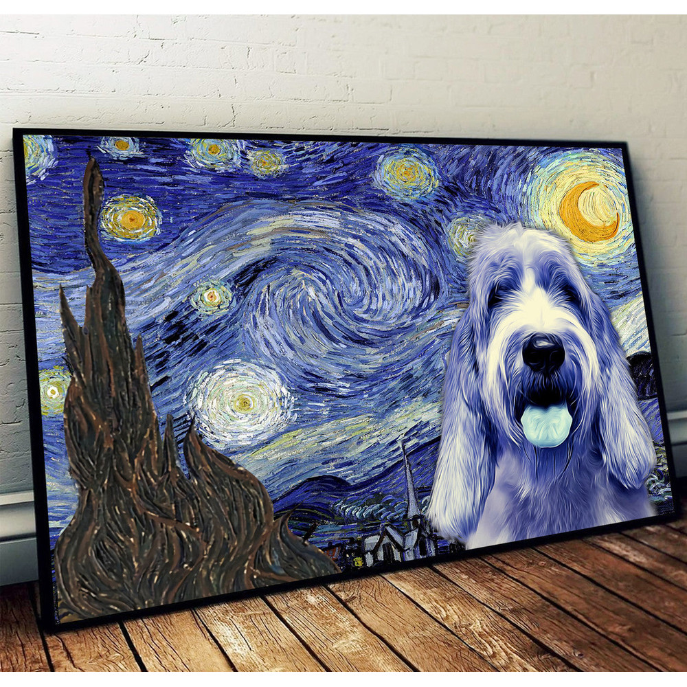Grand Basset Griffon Vende´en Poster & Matte Canvas - Dog Wall Art Prints - Painting On Canvas.jpg