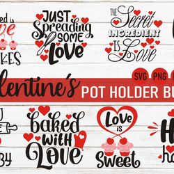 cool Valentines day SVG bundle | Love SVG Baking Designs
