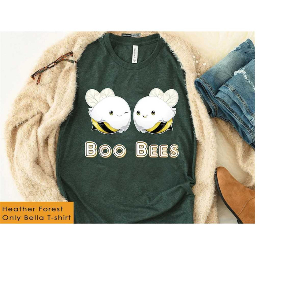 Boo Bees Shirt, Boo Bee Halloween Shirt, Cute Halloween Boo Shirt, Spooky Season Shirt, Disneyland Halloween Party Match 1.jpg