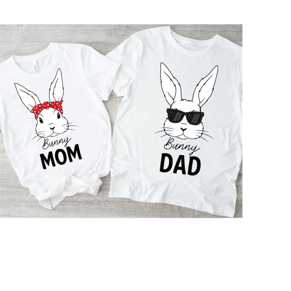 Bunny Mom Shirt, Bunny Dad Shirt, Bunny Mother Sweatshirt, Custom Rabbit Lover Gift, Rabbit Gift, Bunny Mom Gift, Funny.jpg