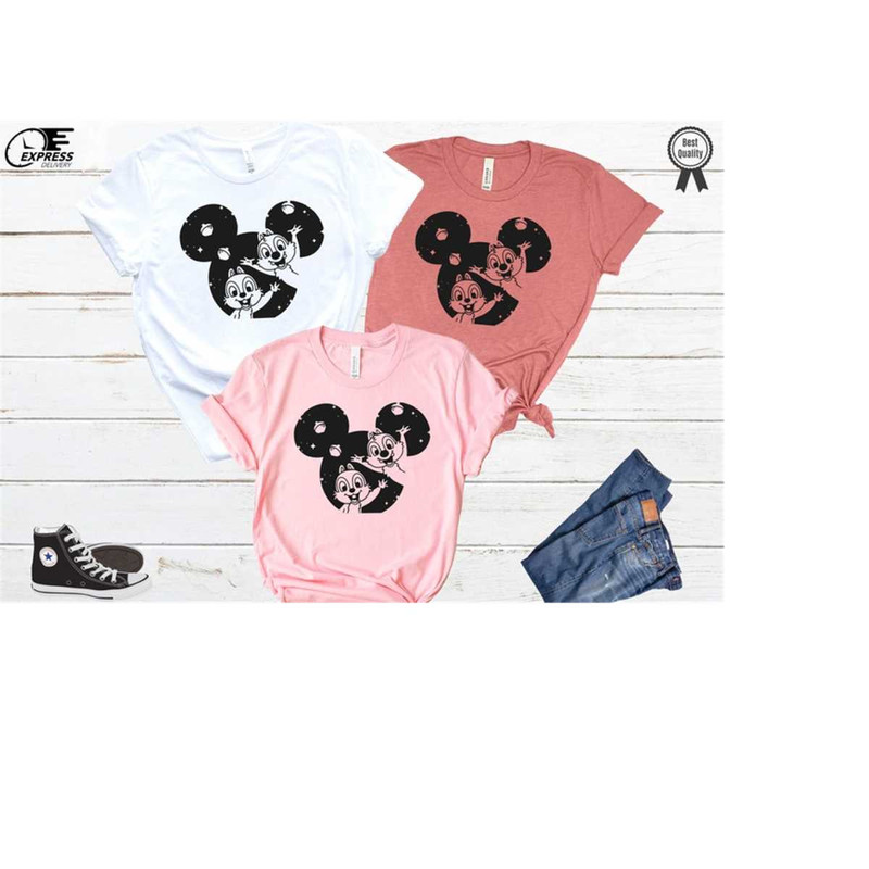 Chip and Dale Shirt, Chip and Dale Mickey Head Shirt, Disney Chip and Dale Shirt, Chip and Dale Family Shirt, Disney Fam.jpg