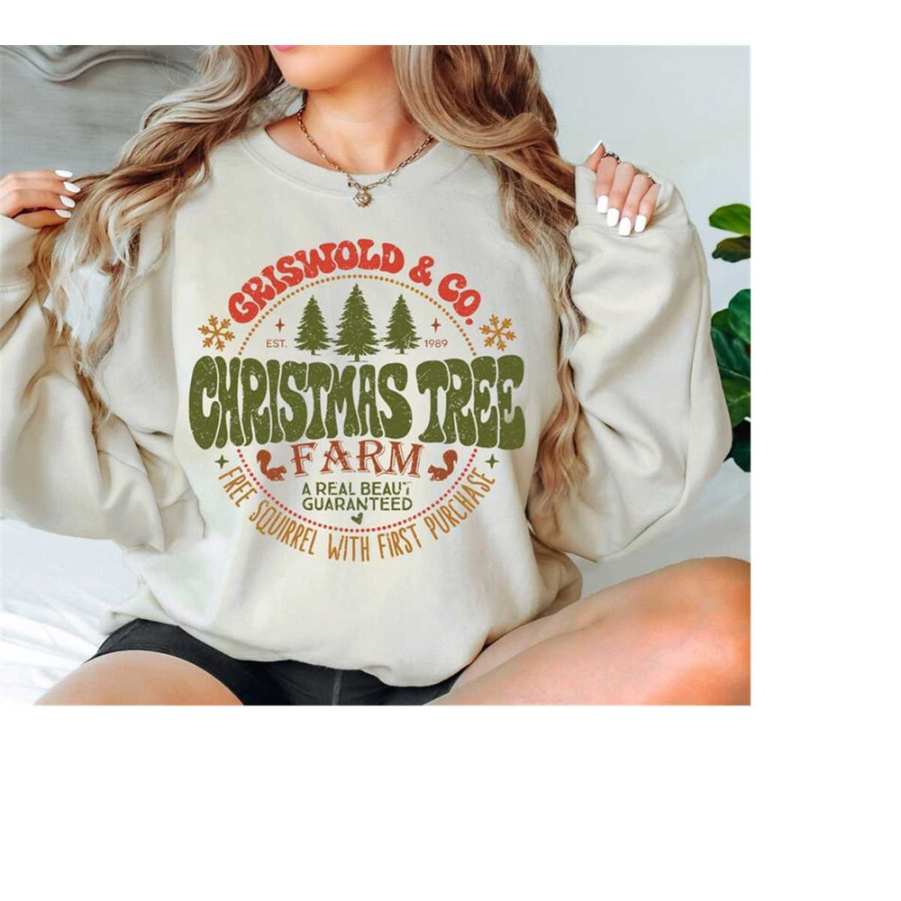 Christmas Tree Farm Sweatshirt, Grisworld & Co Christmas Tree Farm Shirt, Xmas Sweatshirt, Christmas Trip T-Shirt, Holid.jpg