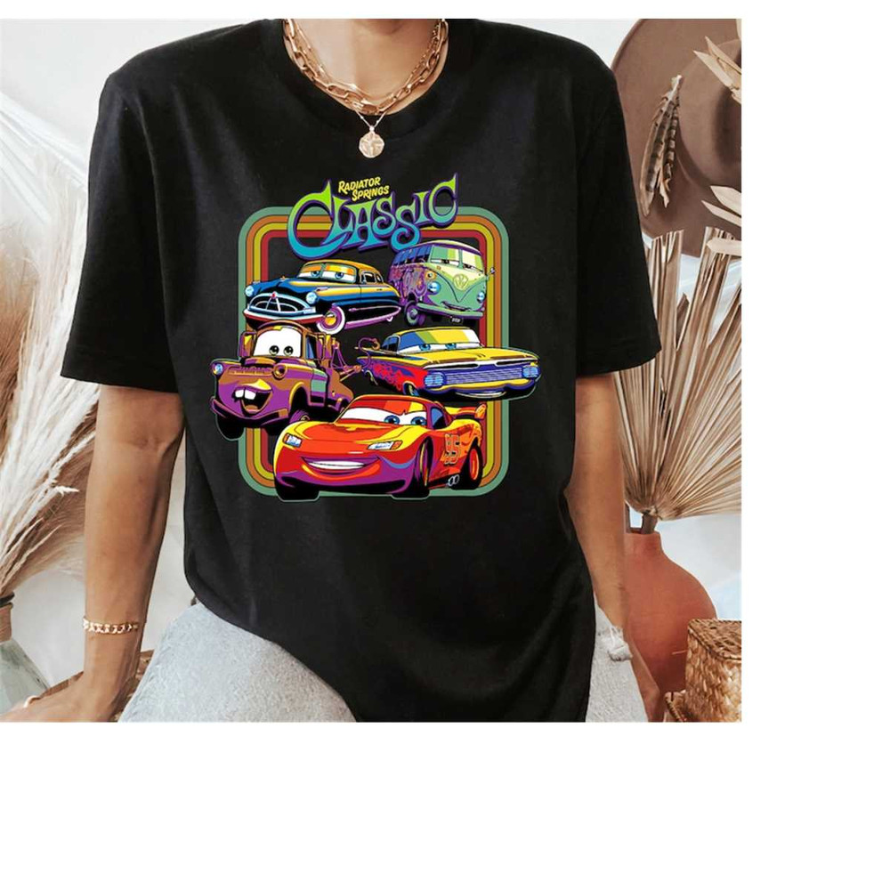 Disney Cars Radiator Springs Classic T-Shirt, Cars Land Shirt, Disneyland Family Matching Shirt, Magic Kingdom Tee, WDW.jpg