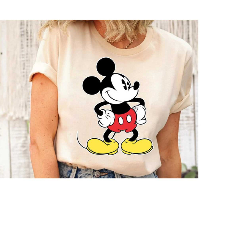 Disney Classic Mickey Mouse T-Shirt, Mickey and Friends Shirt, Disneyland Vacation Trip, WDW Matching Family Vacation Sh.jpg