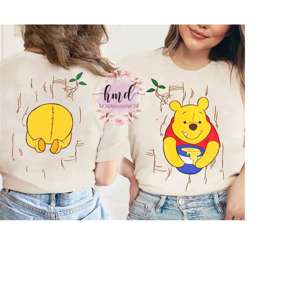 Disney Cute Winnie The Pooh With Honey Pot Retro Shirt, WDW Magic Kingdom Holiday Unisex T-shirt Family Birthday Gift Ad.jpg
