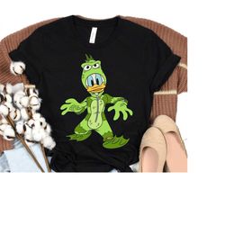disney donald duck monster halloween costume t-shirt, mickey and friends, mickeys not so scary, disneyland halloween ma