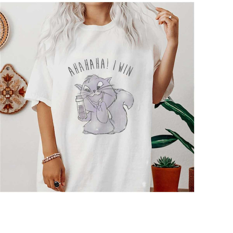Disney Emperor's New Groove Yzma Cat Ahaha I Win T-Shirt, Disneyland Family Matching Shirt, Magic Kingdom, WDW Epcot The.jpg