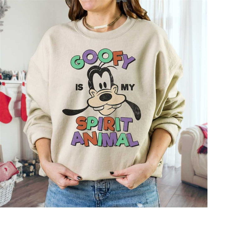 Disney Goofy is My Spirit Animal Unisex Adult T-shirt Kid Shirt Long Sleeve Hoodie Sweatshirt.jpg