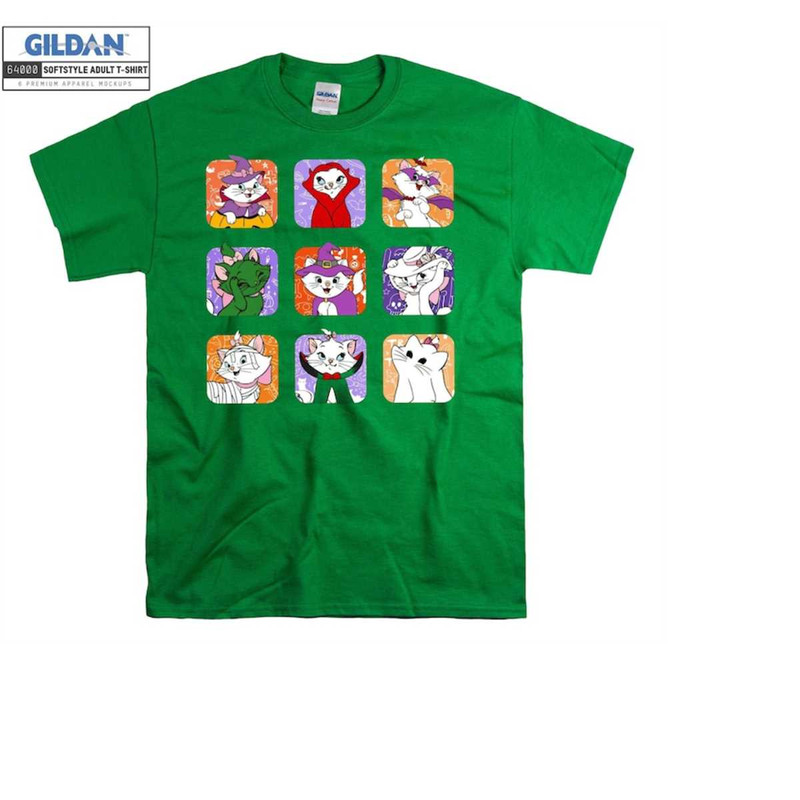 Disney Marie Cat Halloween Moods T-shirt Hoodie Kids Child Tote Bag Tshirt S-M-L-XL-XXL-3XL-4XL-5XL Gildan Oversized Men.jpg